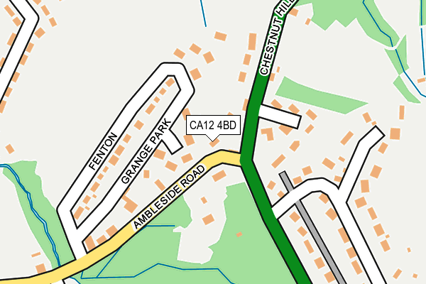 CA12 4BD map - OS OpenMap – Local (Ordnance Survey)