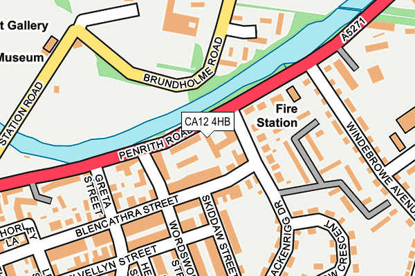 CA12 4HB map - OS OpenMap – Local (Ordnance Survey)