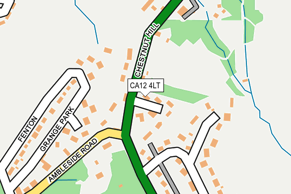 CA12 4LT map - OS OpenMap – Local (Ordnance Survey)