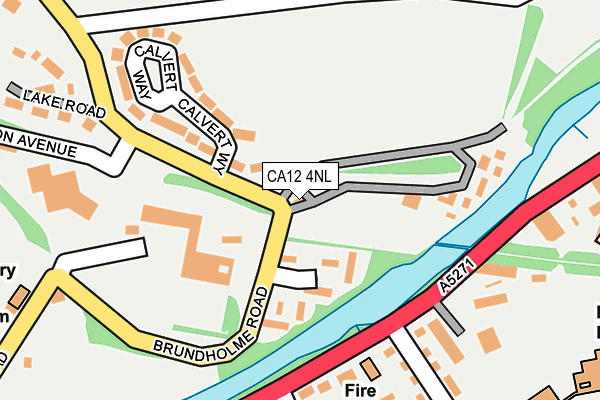 CA12 4NL map - OS OpenMap – Local (Ordnance Survey)