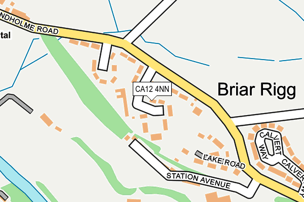 CA12 4NN map - OS OpenMap – Local (Ordnance Survey)