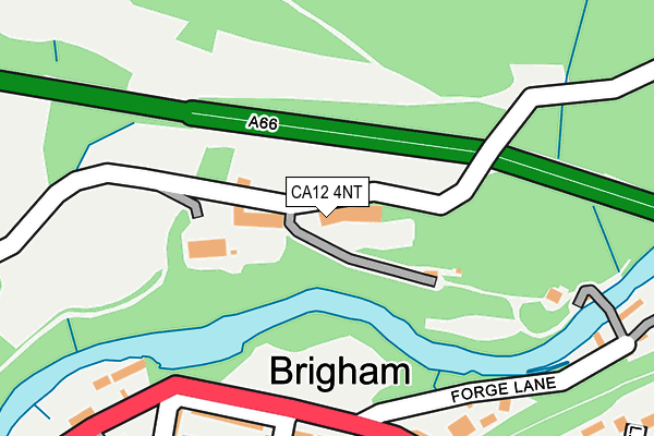 CA12 4NT map - OS OpenMap – Local (Ordnance Survey)
