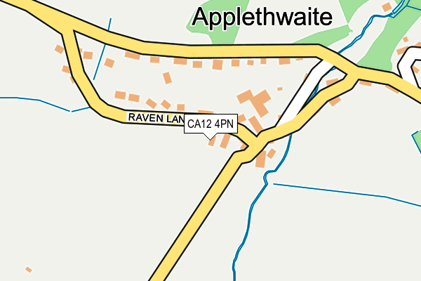 CA12 4PN map - OS OpenMap – Local (Ordnance Survey)