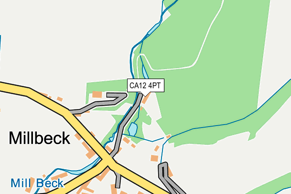 CA12 4PT map - OS OpenMap – Local (Ordnance Survey)