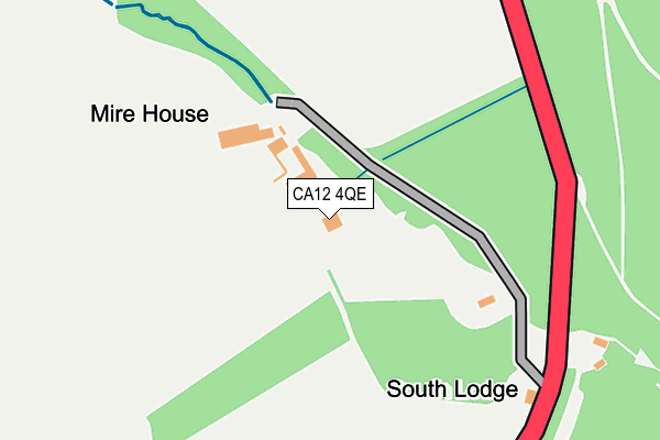 CA12 4QE map - OS OpenMap – Local (Ordnance Survey)