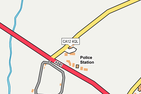 CA12 4QL map - OS OpenMap – Local (Ordnance Survey)