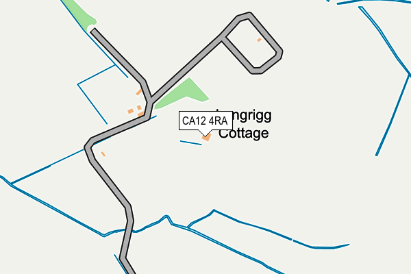 CA12 4RA map - OS OpenMap – Local (Ordnance Survey)