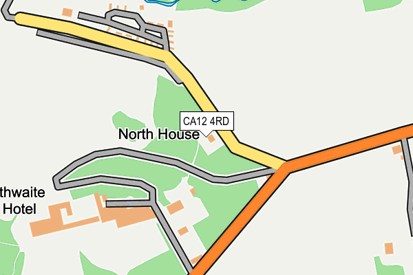 CA12 4RD map - OS OpenMap – Local (Ordnance Survey)