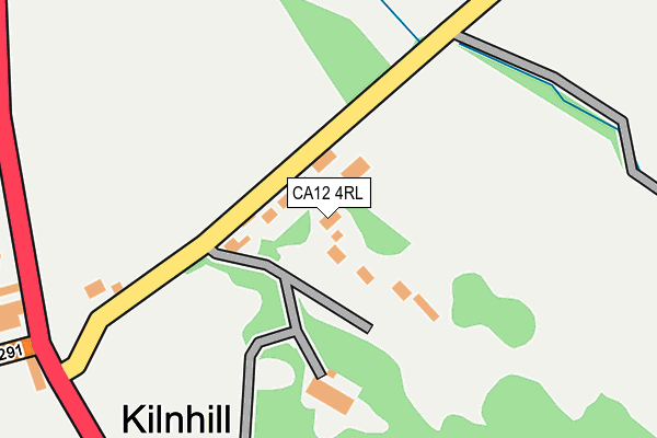 CA12 4RL map - OS OpenMap – Local (Ordnance Survey)