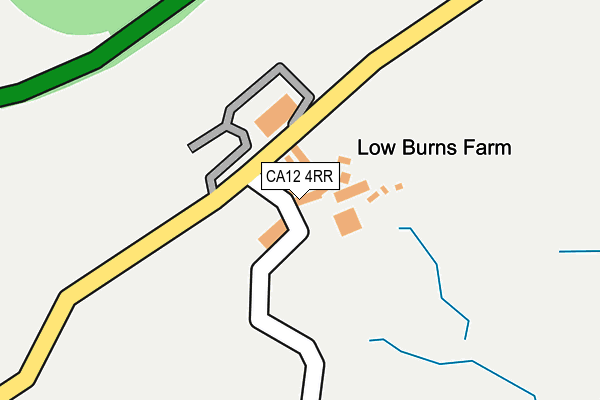 CA12 4RR map - OS OpenMap – Local (Ordnance Survey)