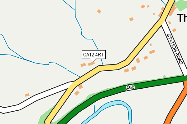 CA12 4RT map - OS OpenMap – Local (Ordnance Survey)