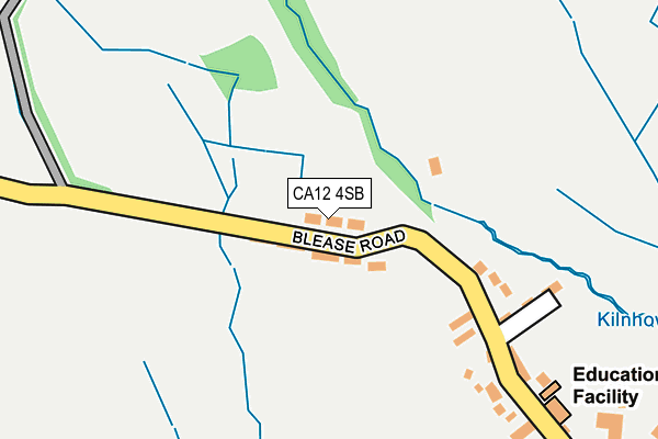 CA12 4SB map - OS OpenMap – Local (Ordnance Survey)