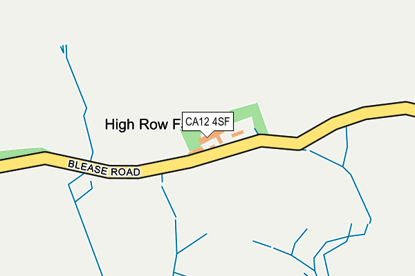 CA12 4SF map - OS OpenMap – Local (Ordnance Survey)