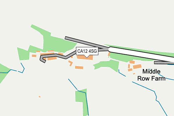 CA12 4SG map - OS OpenMap – Local (Ordnance Survey)