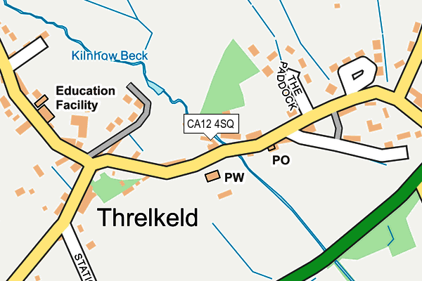 CA12 4SQ map - OS OpenMap – Local (Ordnance Survey)