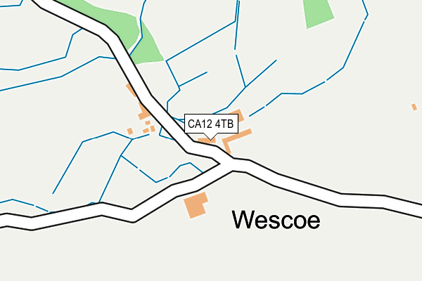CA12 4TB map - OS OpenMap – Local (Ordnance Survey)