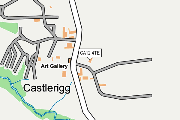 CA12 4TE map - OS OpenMap – Local (Ordnance Survey)