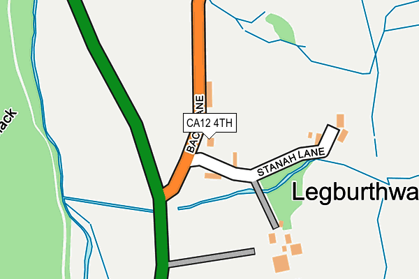 CA12 4TH map - OS OpenMap – Local (Ordnance Survey)