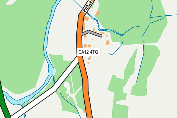 CA12 4TQ map - OS OpenMap – Local (Ordnance Survey)