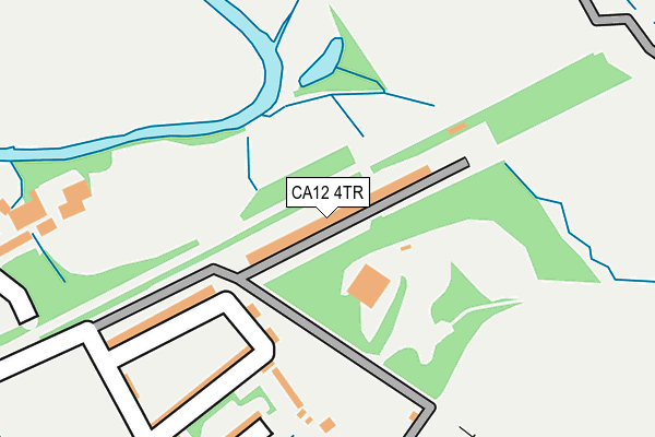 CA12 4TR map - OS OpenMap – Local (Ordnance Survey)