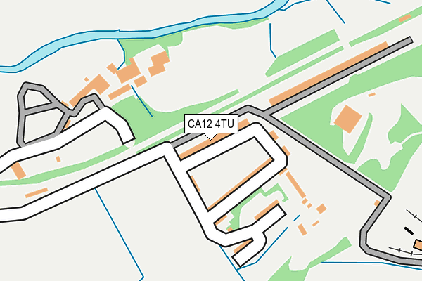 CA12 4TU map - OS OpenMap – Local (Ordnance Survey)