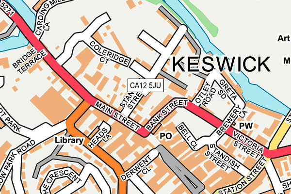 Map of CRESSWELL CLOSE LIMITED at local scale