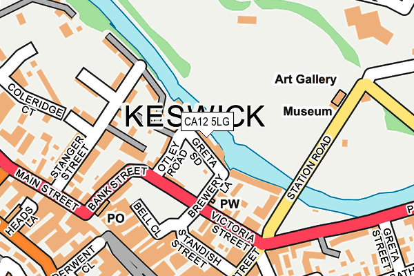 Map of THE MAKERS MILL LTD at local scale