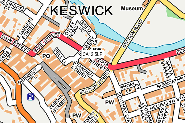 Map Of Keswick Town Centre Ca12 5Lp Maps, Stats, And Open Data