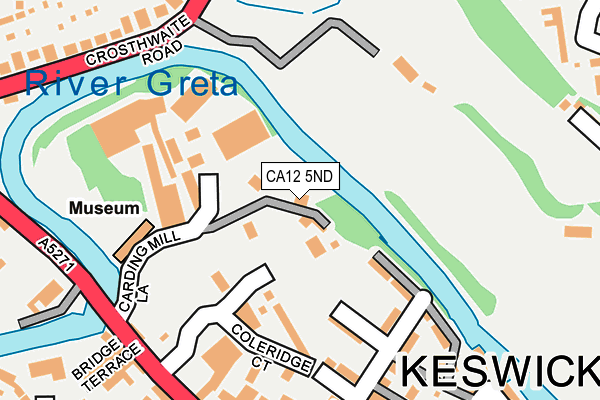 CA12 5ND map - OS OpenMap – Local (Ordnance Survey)