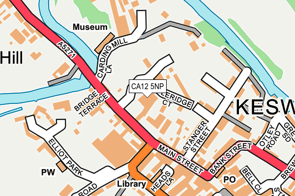 Map of KESWICK CONVENTION PROJECT LIMITED at local scale