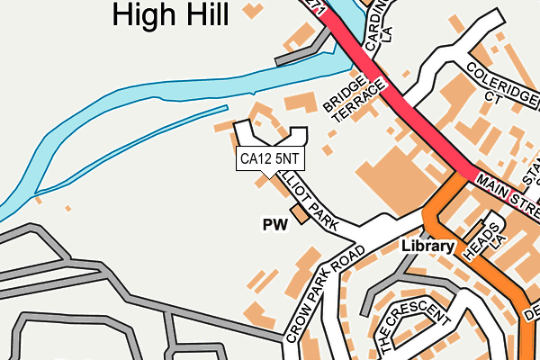 CA12 5NT map - OS OpenMap – Local (Ordnance Survey)