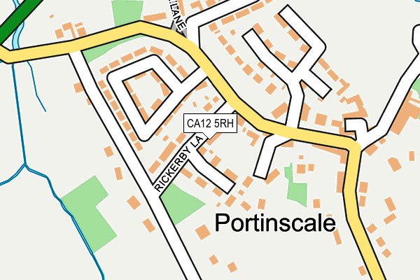 CA12 5RH map - OS OpenMap – Local (Ordnance Survey)