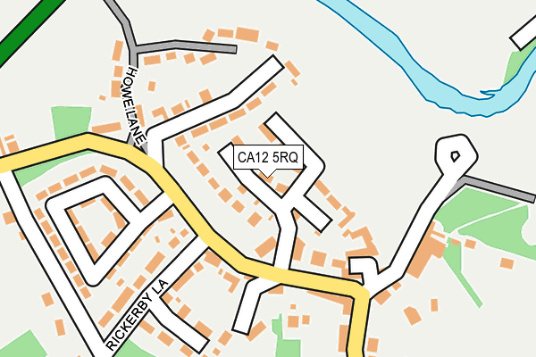 CA12 5RQ map - OS OpenMap – Local (Ordnance Survey)