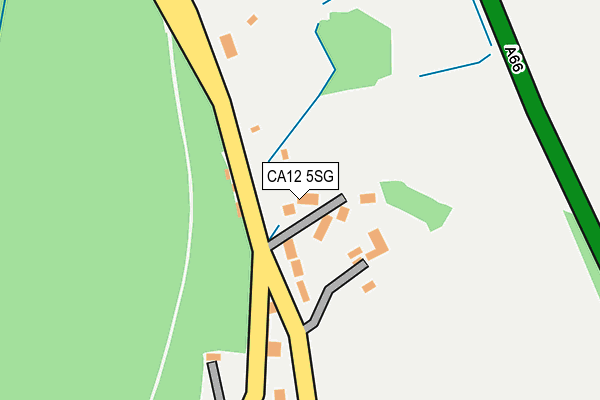CA12 5SG map - OS OpenMap – Local (Ordnance Survey)