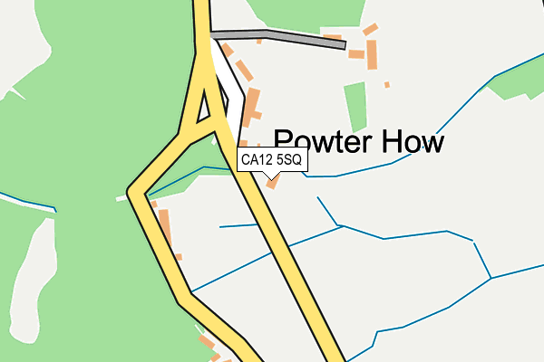 CA12 5SQ map - OS OpenMap – Local (Ordnance Survey)