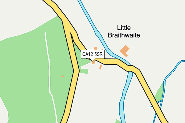 CA12 5SR map - OS OpenMap – Local (Ordnance Survey)