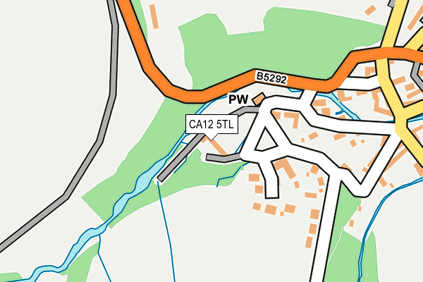 CA12 5TL map - OS OpenMap – Local (Ordnance Survey)