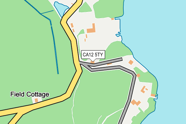 CA12 5TY map - OS OpenMap – Local (Ordnance Survey)