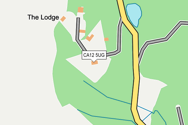 CA12 5UG map - OS OpenMap – Local (Ordnance Survey)