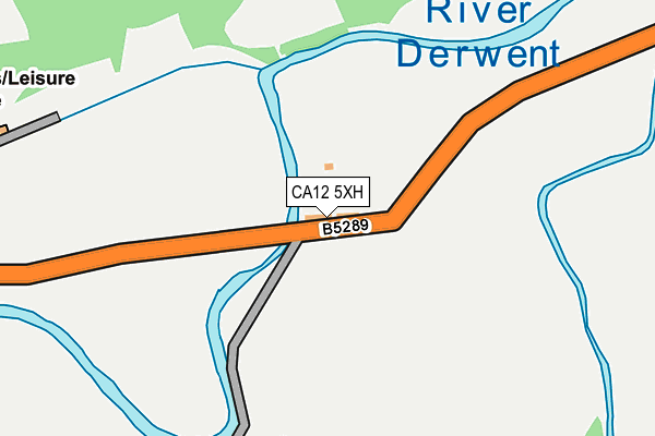 CA12 5XH map - OS OpenMap – Local (Ordnance Survey)