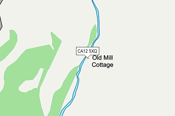 CA12 5XQ map - OS OpenMap – Local (Ordnance Survey)