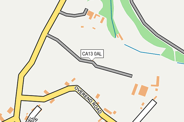 CA13 0AL map - OS OpenMap – Local (Ordnance Survey)