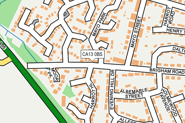 CA13 0BS map - OS OpenMap – Local (Ordnance Survey)