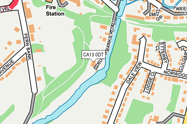 CA13 0DT map - OS OpenMap – Local (Ordnance Survey)