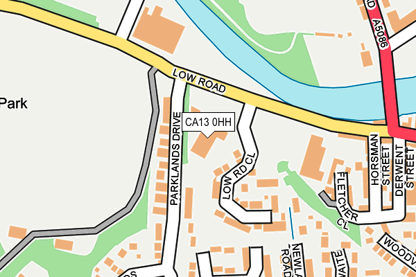 CA13 0HH map - OS OpenMap – Local (Ordnance Survey)