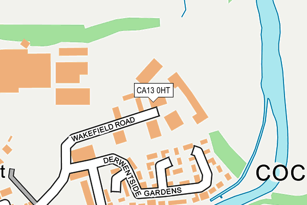 CA13 0HT map - OS OpenMap – Local (Ordnance Survey)