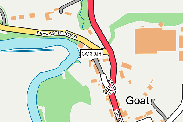 CA13 0JH map - OS OpenMap – Local (Ordnance Survey)
