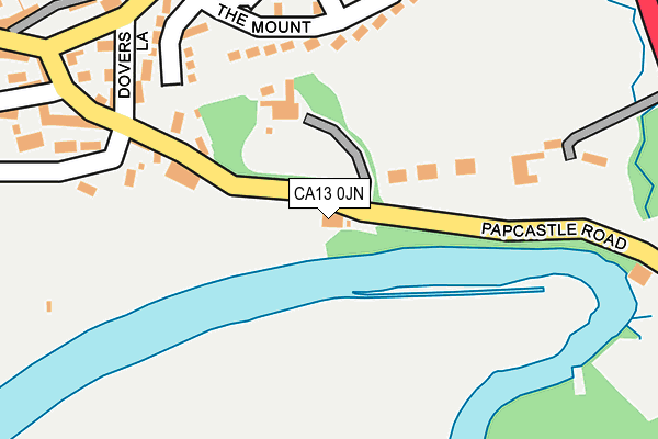 CA13 0JN map - OS OpenMap – Local (Ordnance Survey)