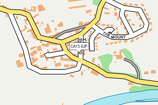 CA13 0JP map - OS OpenMap – Local (Ordnance Survey)