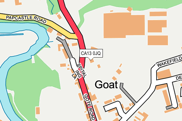 Map of LAWSONS HAULAGE LIMITED at local scale